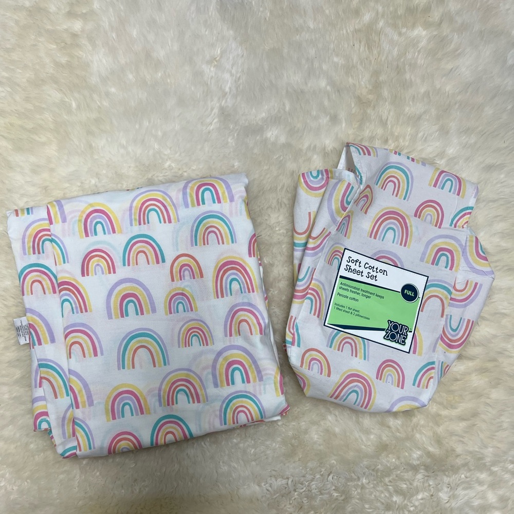 NIB - Percale Soft Cotton Full Bed Flat Sheet